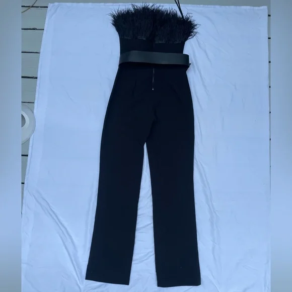 Bronx and Banco x REVOLVE Lola Feather Jumpsuit - Picture 6 of 6